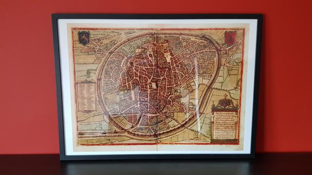 Old Brussels map